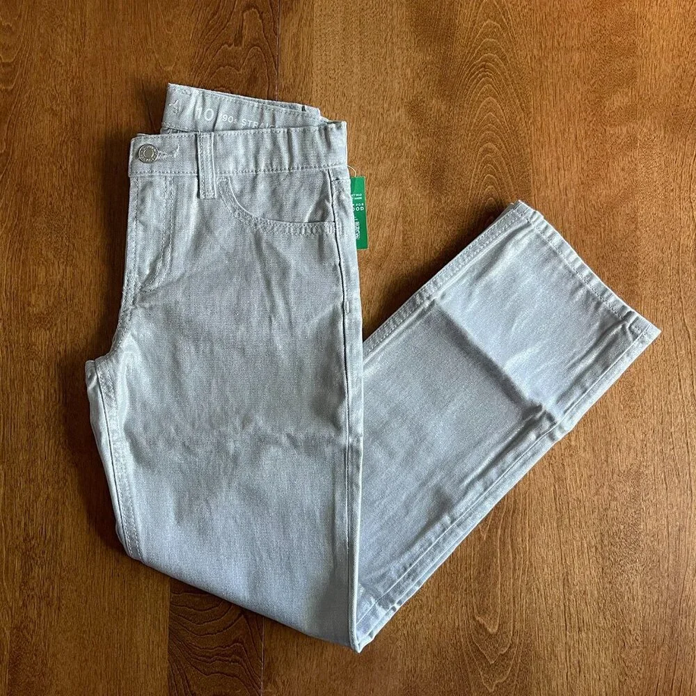 Gap silver jeans 10 NWT
